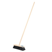 Щетка уличная ДОКА бук,40см, бук. черенок 140см d25мм, щетина 85мм, 5-рядная (39191-40_z01)ЗУБР