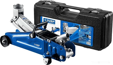 Домкрат гидравлический подкатной, 2т., 135-330 мм, в кейсе, T30 "Профессионал" (43053-2-K) ЗУБР