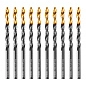 Сверло по металлу 4,8 мм, HSS-TiN, Golden Tip, 10 шт. (717212) DENZEL фото2