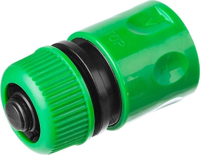 Соединитель быстросъемный, 1/2, с автостопом для шланга,RC-12 (426361) РОСТОК