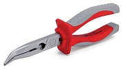 Длинногубцы комбинированные изогн. диэл., 200мм, Cr-V "Стандарт" (60473) КВТ