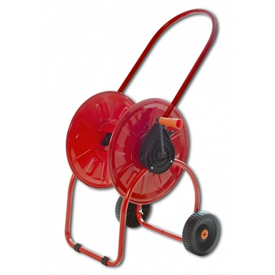 Тележка для поливочного шланга SPRING STEEL 1/2" 50м (AG307) BRADAS