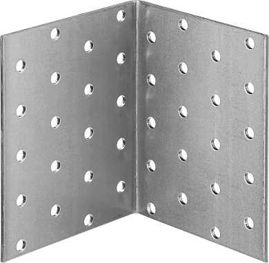 Уголок крепежный равносторонний УКР-2.0, 100х80х80x2мм, (310206-100-080) ЗУБР