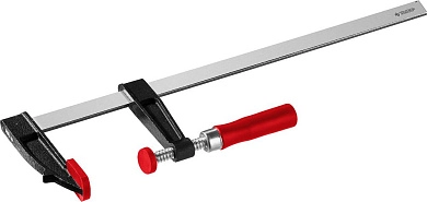 Струбцина тип "F" 50х250мм, пластм. ручка, стальная закаленная рейка (32150-050-250_z01) ЗУБР