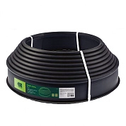 Бордюр "Ленточный", 10х1000 см, полиэтиленовый, черный (64550) СИБРТЕХ