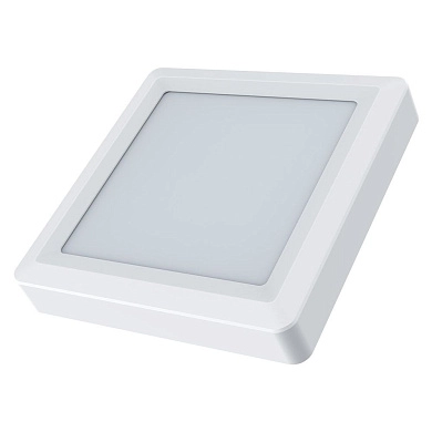 Панель светодиодная накладная 12Вт (230В 4000K 960лм IP20 квадрат) 35671 ETP