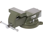 Тиски слесарные, стальные, 100 мм, поворотные (18618) Сибртех