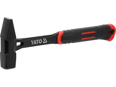 Молоток 500гр, цельнокованый, двухкомпонентная рукоятка (YT-45765) YATO