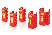 Набор уровней для труб (1/2", 3/4", 1", 1 1/2" - 1 1/4", 2"), 5пр. (350) KAPRO