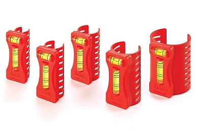 Набор уровней для труб (1/2", 3/4", 1", 1 1/2" - 1 1/4", 2"), 5пр. (350) KAPRO