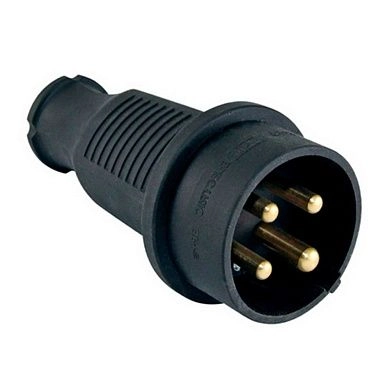 Вилка переносная (380В 16А 3Р+Е IP44 3х16) 3102.301.0300