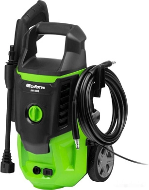 Мойка высокого давления АМ-1800, 1800 Вт, 140 бар, 350 л/ч, колесная Сибртех