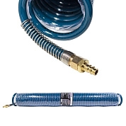 Шланг спиральный для воздуха с фитингами 10х14мм 20м (PU) (F-1410-20M) Forsage