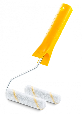 Валик меховой 100мм/6мм, туба 15мм, ворс 7мм, полиакрил "Gepard", 2шт. (0124-151510) HARDY