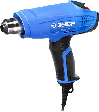 Фен технический ФТ-П1800 К (1800Вт, 2 режима, 80-550С, чем.) "Профессионал" ЗУБР