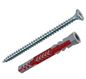 Дюбель распорный DUOPOWER 6x50 с саморезом (упак. 4шт.) Fischer