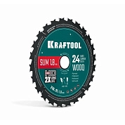 Диск пильный 216х30х1.8x24Т по дереву "Slim Wood Cut" (36955-216-30-24) KRAFTOOL