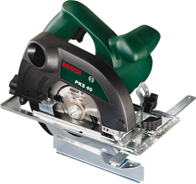 Пила циркулярная PKS 40 (850 Вт, диск 130х16 мм, до 40 мм, кор.)(0 603 3C5 000) BOSCH