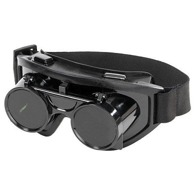 Очки защитные газосварщика закрытые с непрямой вент.мод. ПРО с откидным стеклодержателем