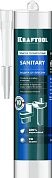Герметик силиконовый санитарный 300мл белый туба (41255-0) KRAFTOOL