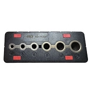 Кондуктор для сверления отверстий 4.0 - 12.0 мм, 6 отв. (HD-39700) H-D