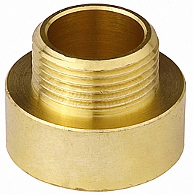 Переходник удлиненный цилиндрический, латунь, 1/2" х 3/8" (51084-1/2-3/8) GENERAL FITTINGS