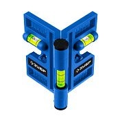 Уровень магнитный, угловой, 3 глазка, точность 1мм/м "ПРОФЕССИОНАЛ-3D" (34553) ЗУБР