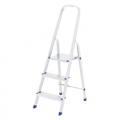 Лестница-стремянка алюмин., 3 ступ, 600мм, слож.1335х410х110мм, (97713) СИБРТЕХ