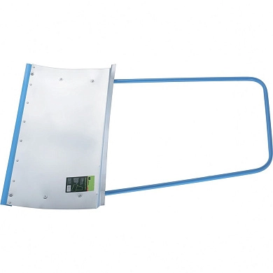 Движок снеговой стальной оцинкованный, 750х410х1100мм, стальная рукоятка (61520) СИБРТЕХ