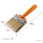 Кисть-макловица 70х30мм, нат. щетина, пласт. корпус "PROFESSIONAL" UNIVERSAL (0182-07) STAYER фото3