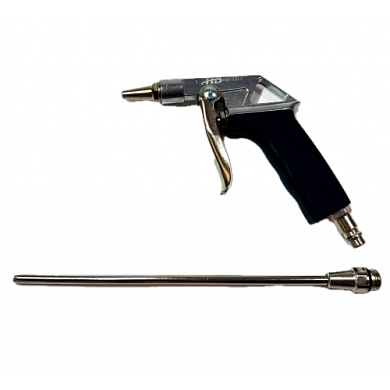 Пневмопистолет для продувки с 2-мя форсунками-удлинителями (HD-2373) H-D