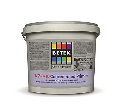 Грунтовка концентрированная на водной основе BETEK 1/7-1/10 CONCENTRATED PRIMER 15.0 л