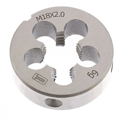 Плашка метрическая М18 х 2,0 мм (77050) СИБРТЕХ