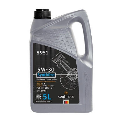 Масло моторное Special R 5W-30 C4, кан.5 л. (8951) SENFINECO