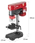 Станок сверлильный ЗСС-350 (350Вт, 5 скор., патрон 13мм, ход 50мм, посадка В16(МТ2)) ЗУБР фото3