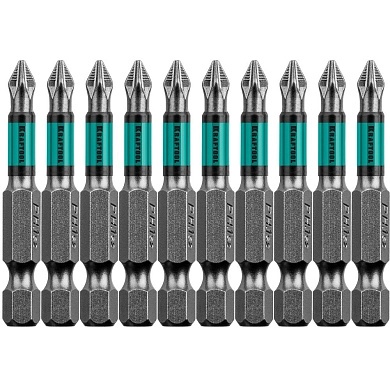Бита PH1 L= 50 мм, 1/4", 10 шт. "Optimum Line" (26122-1-50-10) KRAFTOOL