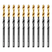 Сверло по металлу 4 мм, HSS-TiN, Golden Tip, 10 шт. (717209) DENZEL