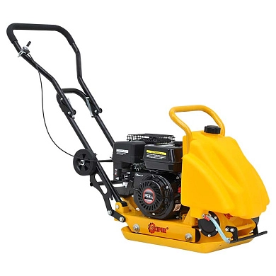 Виброплита С60 (Honda GX160, колеса, мат)