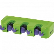 Держатель настенный пластиков. для садово-огородного инструмента, 3 ячейки, 4 крюка (68301) PALISAD