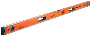 Уровень строительный, 120 см. (0,3мм/м, 930г/м, оранж.), быт. (74127) SLOWIK