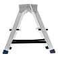 Лестница-стремянка алюмин. двустор., 2 ступ, 430мм, слож.480х420х160мм, (97922) СИБРТЕХ фото2