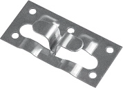 Кляймер-КГ, 10х34х70мм, цинк, 50 шт, угловой крепеж для керамогранита (30857) ЗУБР