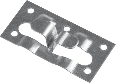 Кляймер-КГ, 10х34х70мм, цинк, 50 шт, угловой крепеж для керамогранита (30857) ЗУБР