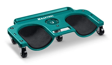 Наколенники на колёсах, единая база, до 110кг, 5 колес, лоток для инструмента (11513) KRAFTOOL