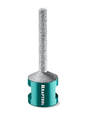 Фреза алмазная вакуумная VS DIAMOND d 8 мм М14, 50 мм, пальчиковая с конусом (29811-08) KRAFTOOL