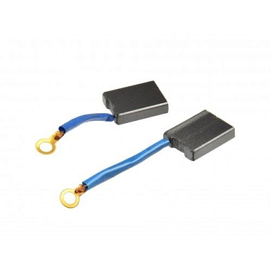 Комплект угольных щеток 5,5х15х19мм поводок-клемма (2шт.)(G85306) GEKO