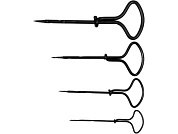 Буравы по дереву 2.0-5.0мм (набор 4шт.)(22431) VOREL