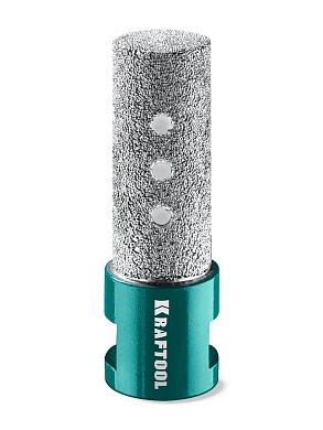 Фреза алмазная вакуумная VS DIAMOND d 20 мм М14, 50 мм, пальчиковая (29810-20) KRAFTOOL