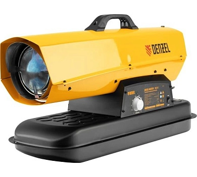 Пушка тепловая дизельная DHG-25i (25 кВт, 600 м3/ч, 250 м2, 220В) прямой нагрев (96483) DENZEL