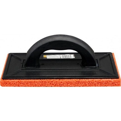 Терка пластмассовая с пористой резиновой гидрогубкой 18мм, 130х270мм (06538) VOREL